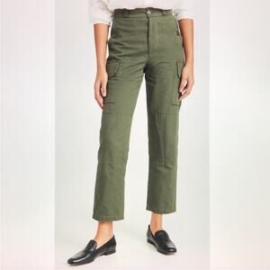 Apiece Apart Ryes Cargo Pants Forest Green size 4 Classic